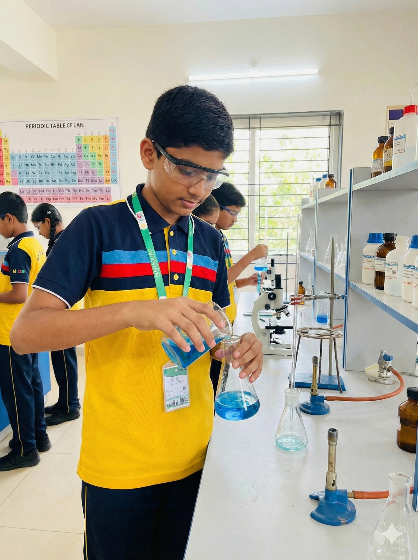 Students in Science Lab